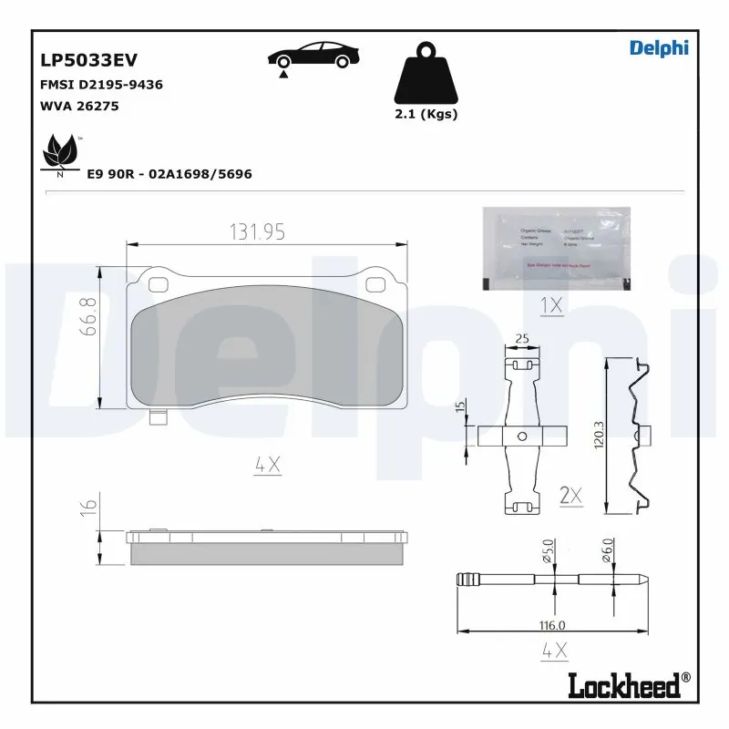 DELPHI LP5033EV