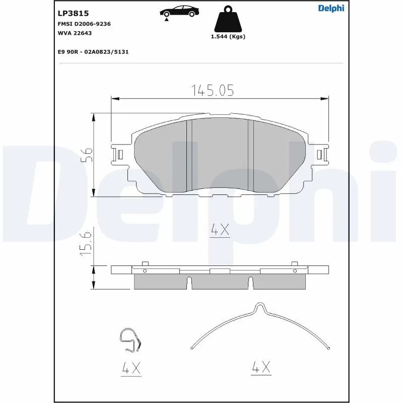 DELPHI LP3815