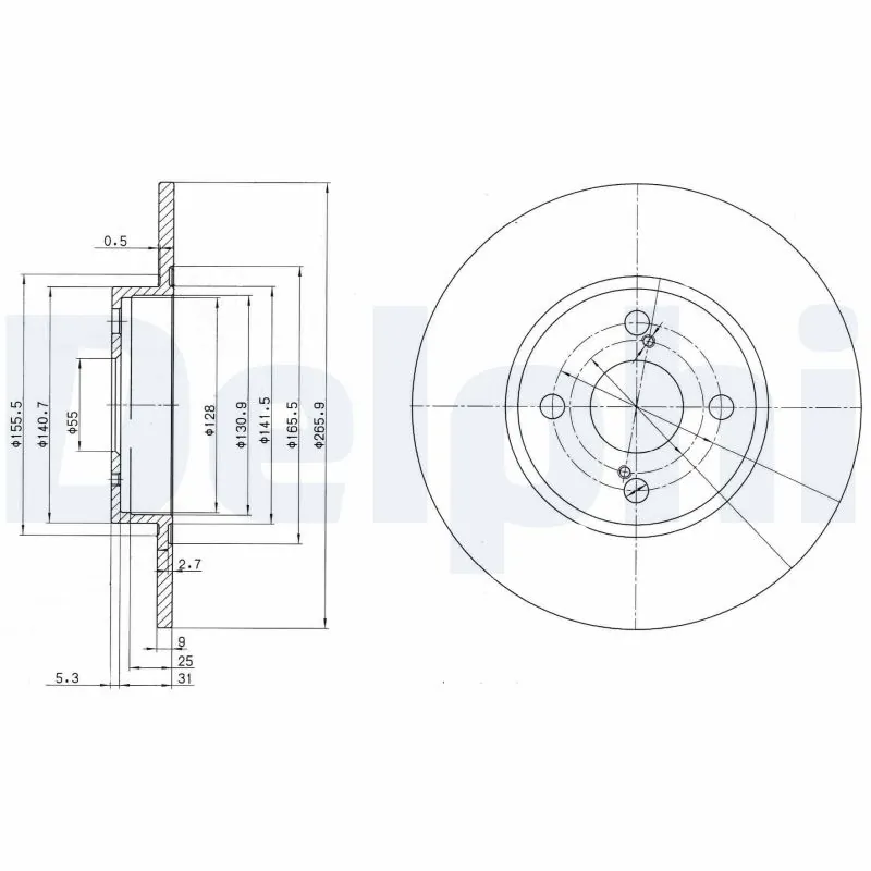 DELPHI BG3186