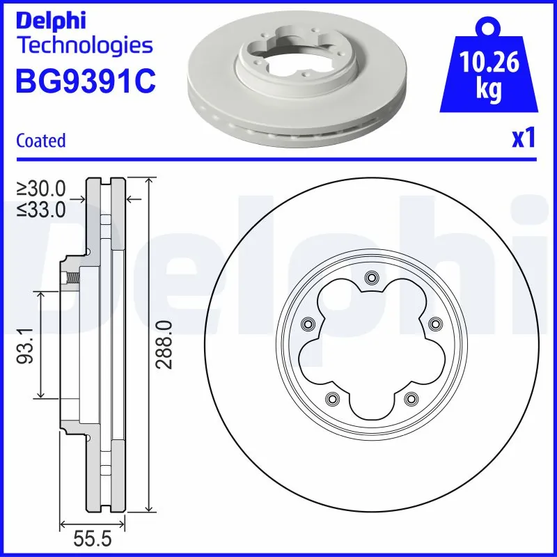DELPHI BG9391C