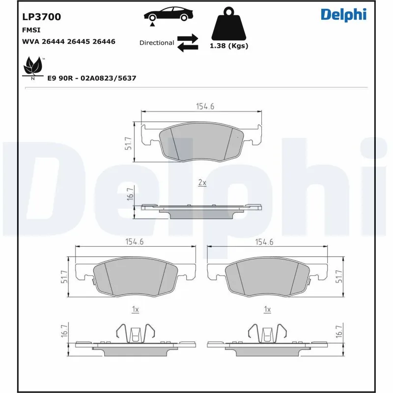 DELPHI LP3700