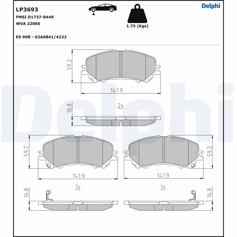 DELPHI LP3693