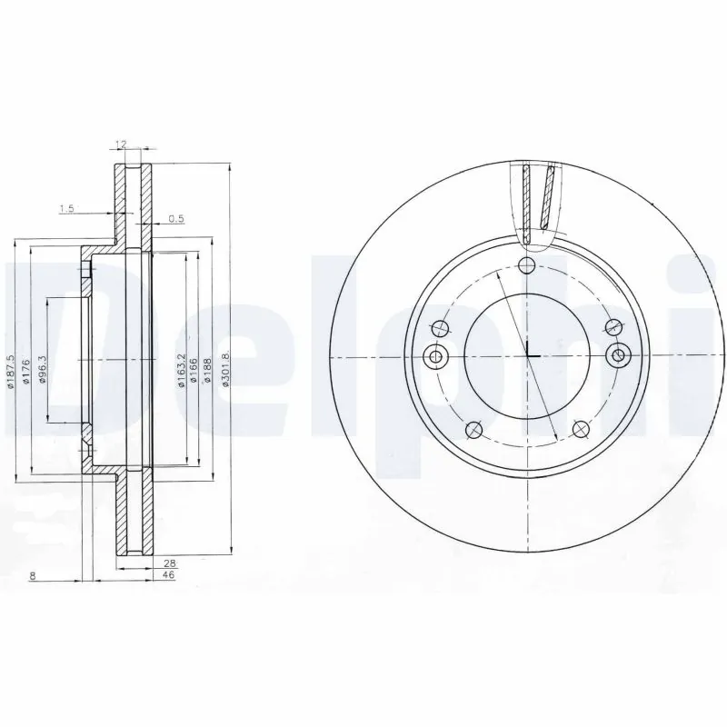 DELPHI BG3858