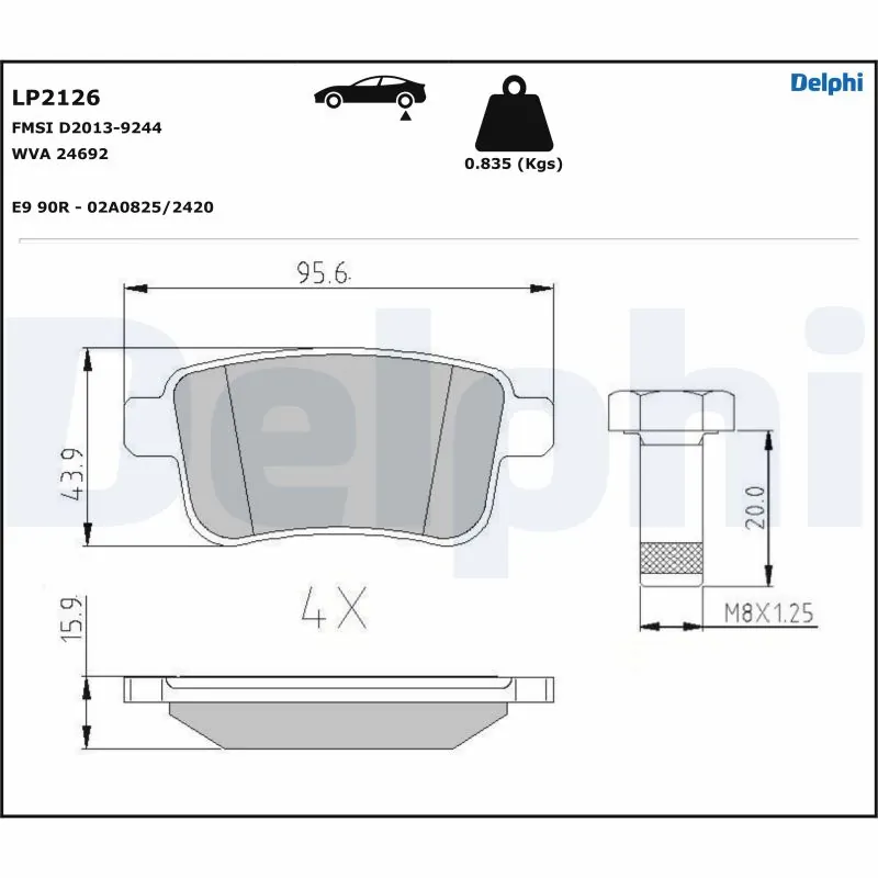 DELPHI LP2126