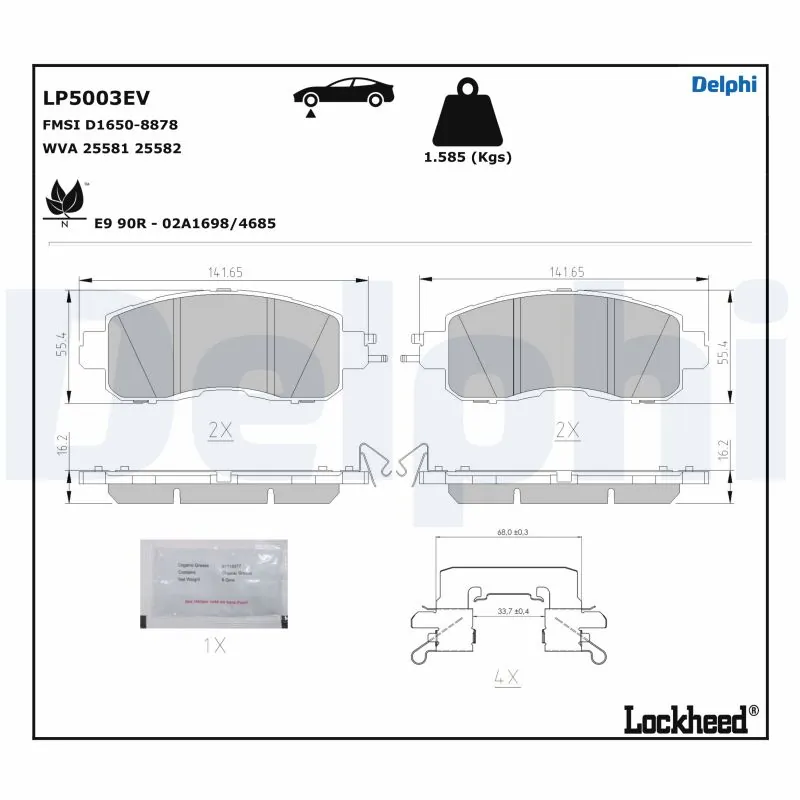 DELPHI LP5003EV