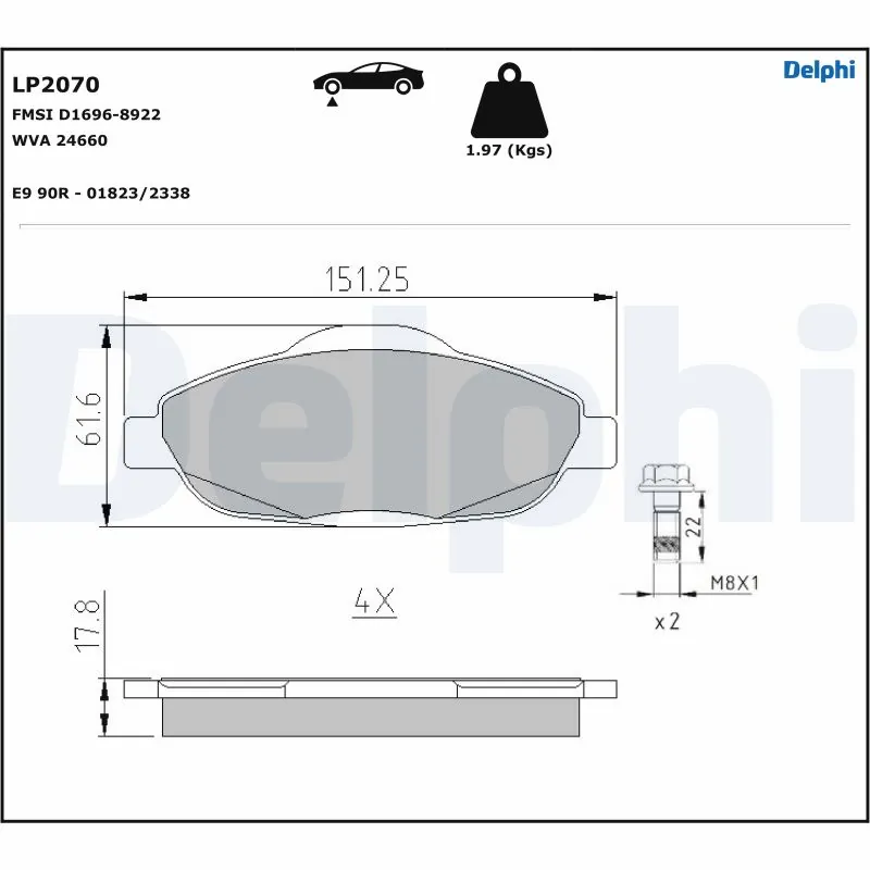 DELPHI LP2070
