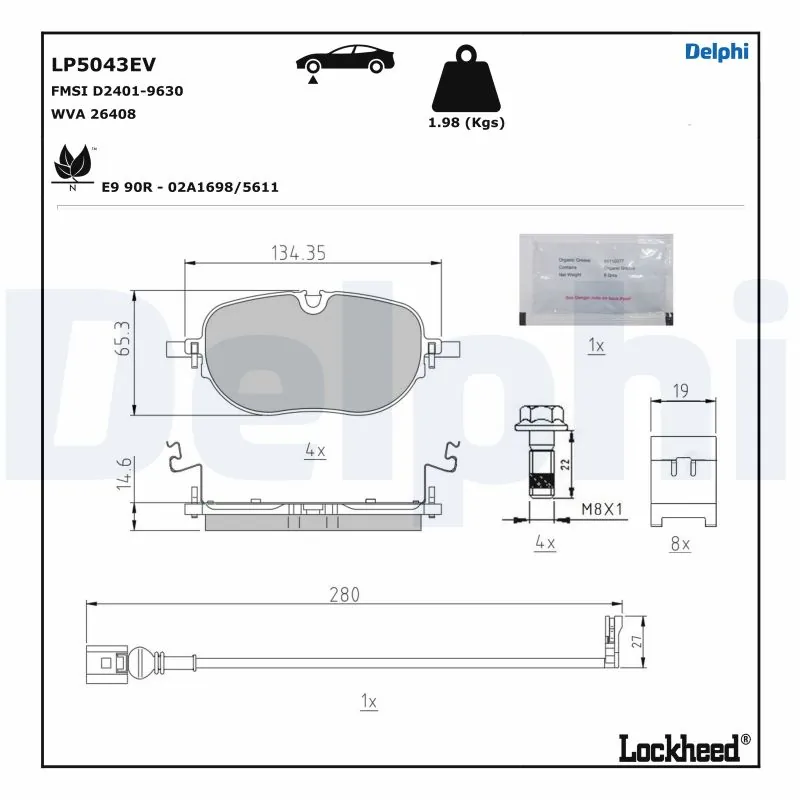 DELPHI LP5043EV