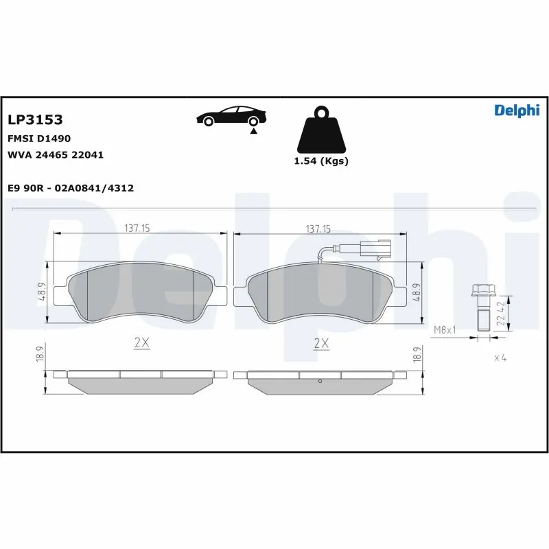 DELPHI LP3153