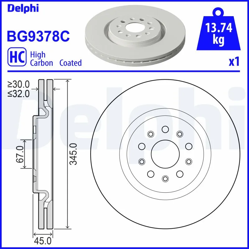 DELPHI BG9378C
