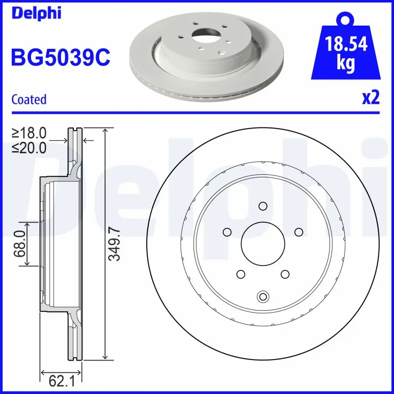 DELPHI BG5039C