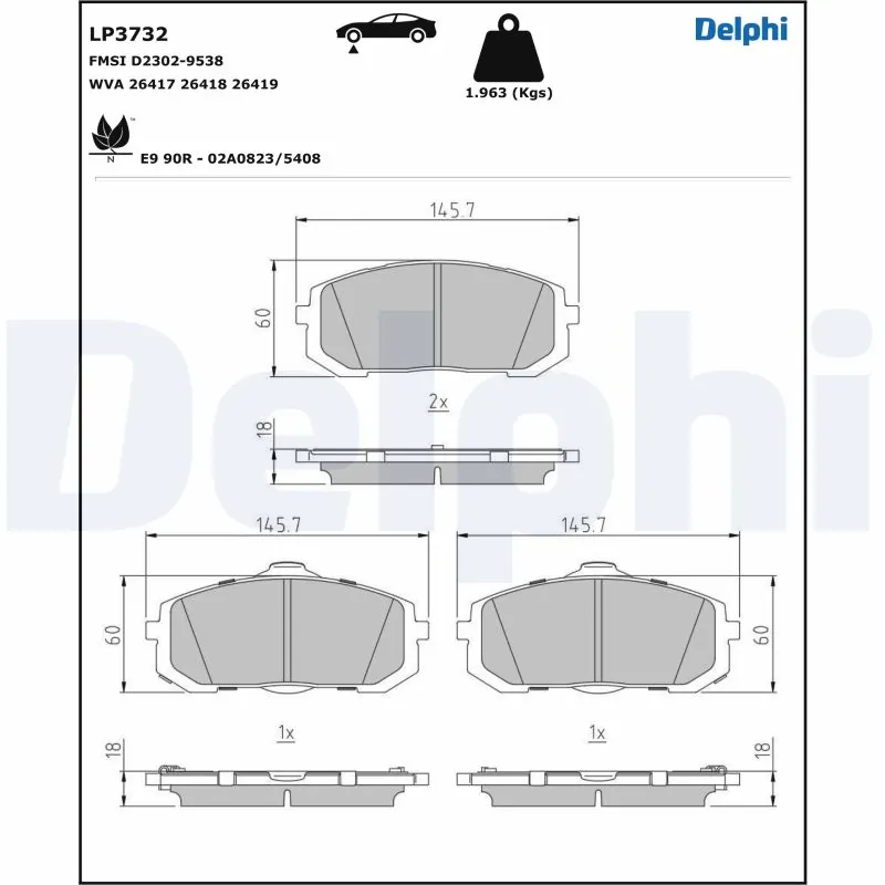 DELPHI LP3732
