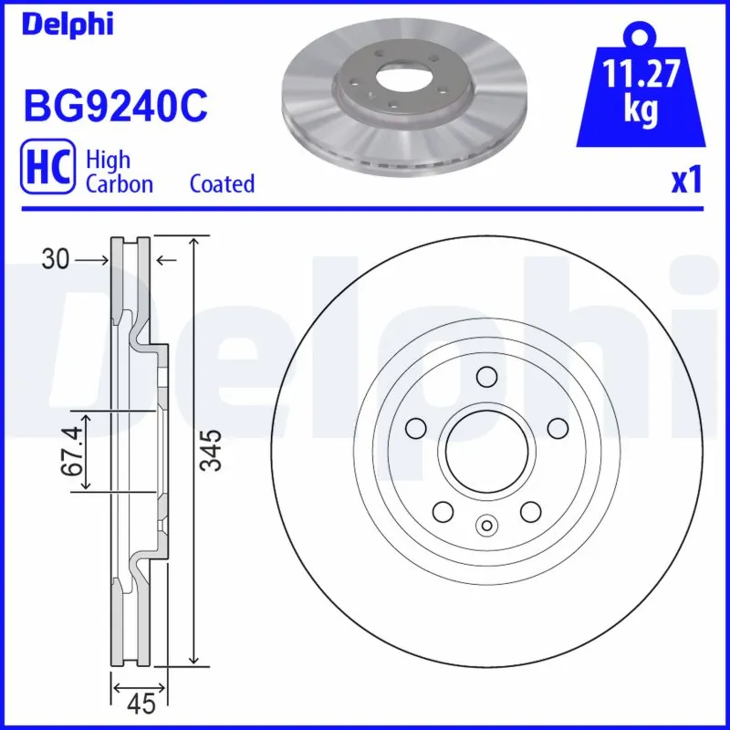 DELPHI BG9240C