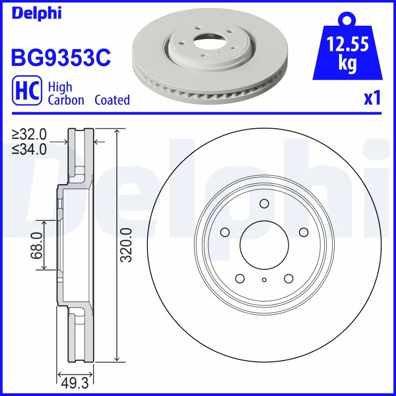DELPHI BG9353C