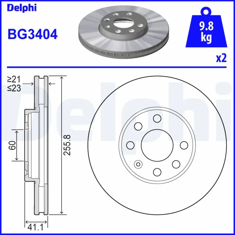 DELPHI BG3404