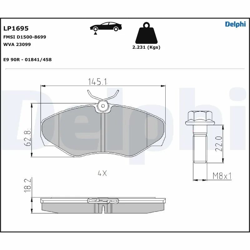 DELPHI LP1695