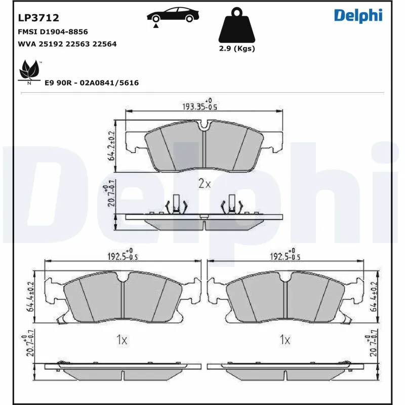 DELPHI LP3712