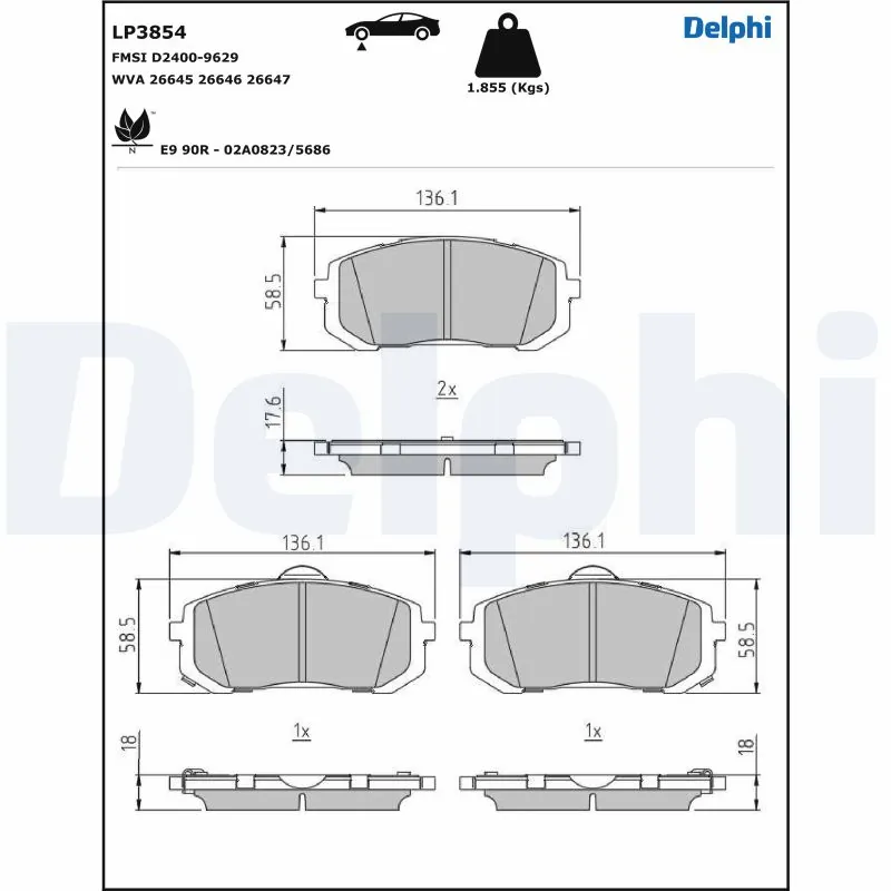 DELPHI LP3854