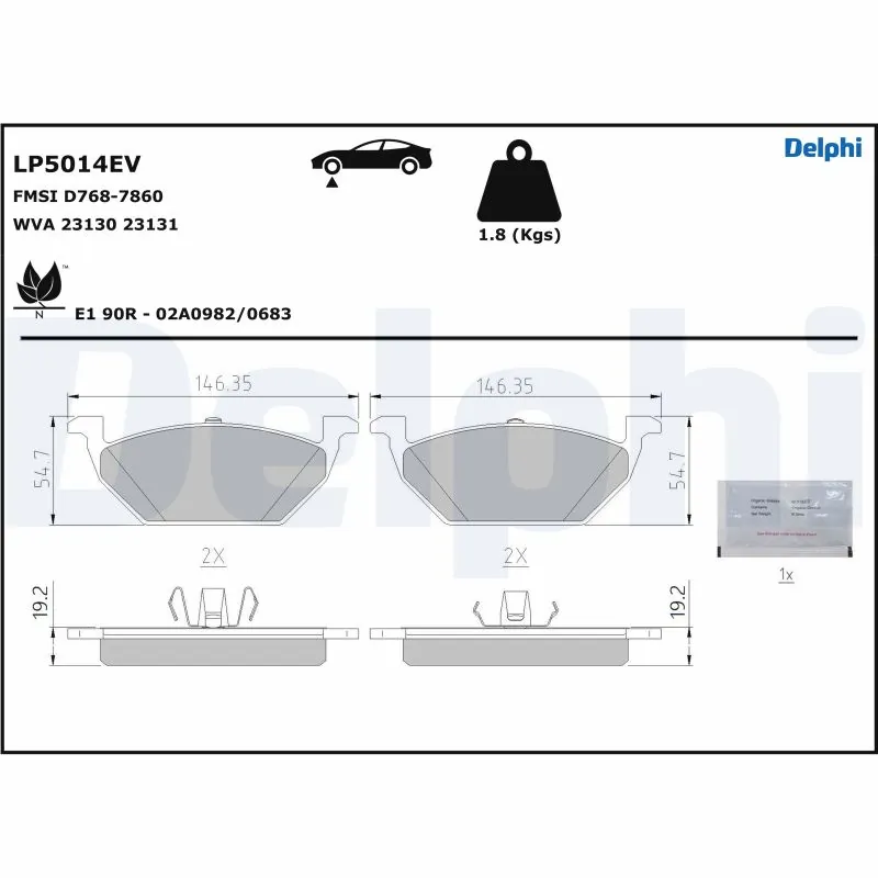 DELPHI LP5014EV