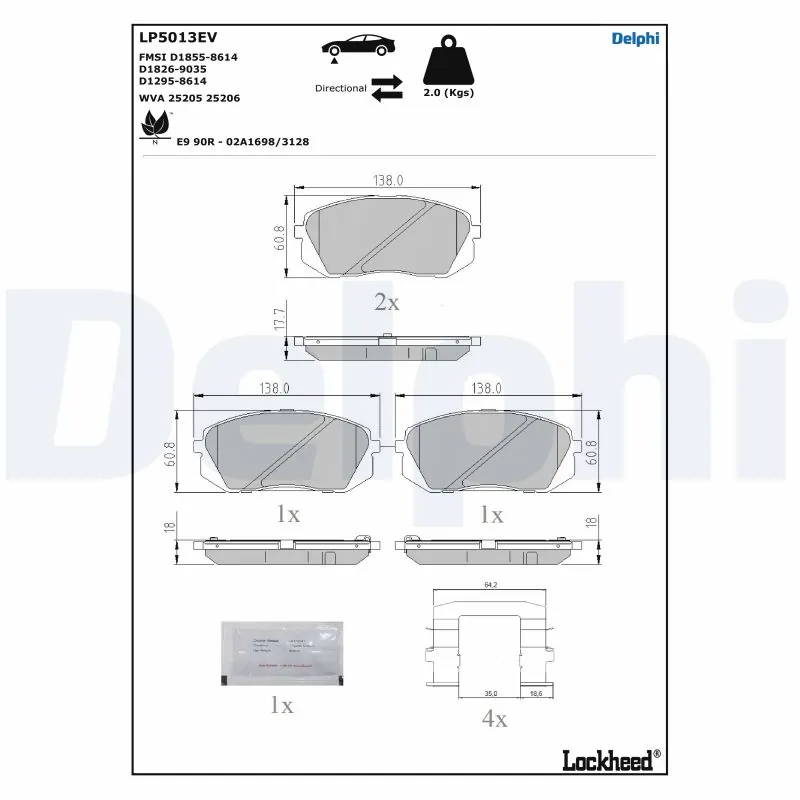 DELPHI LP5013EV