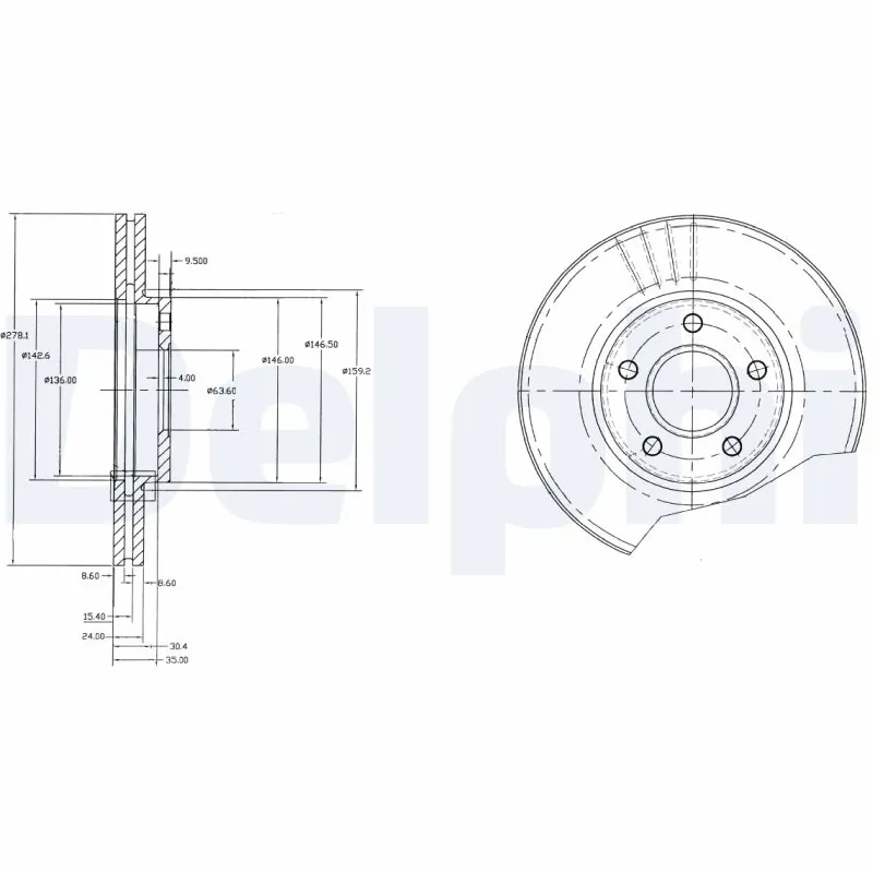 DELPHI BG3826