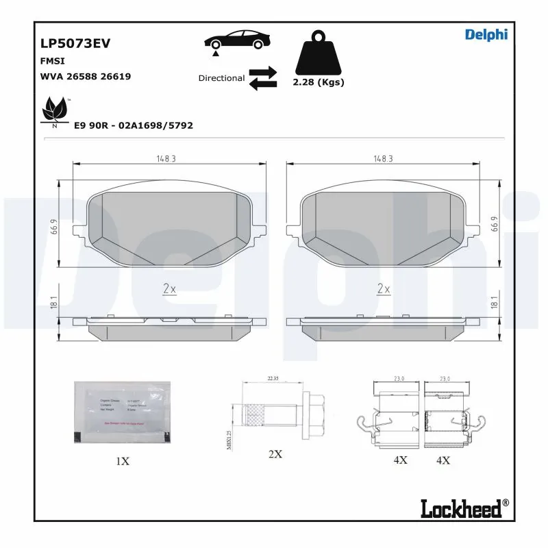 DELPHI LP5073EV