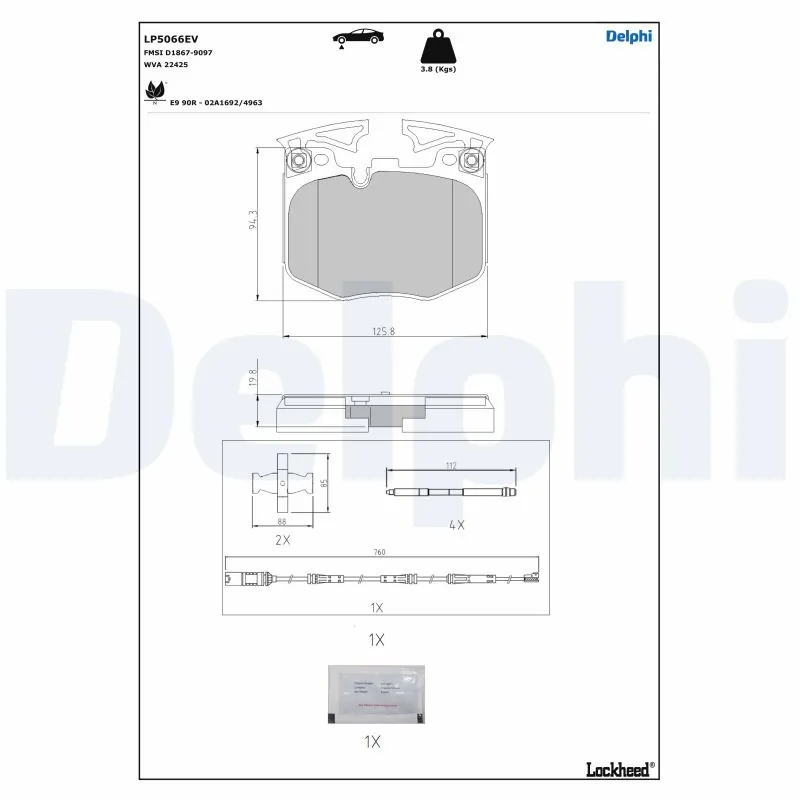 DELPHI LP5066EV