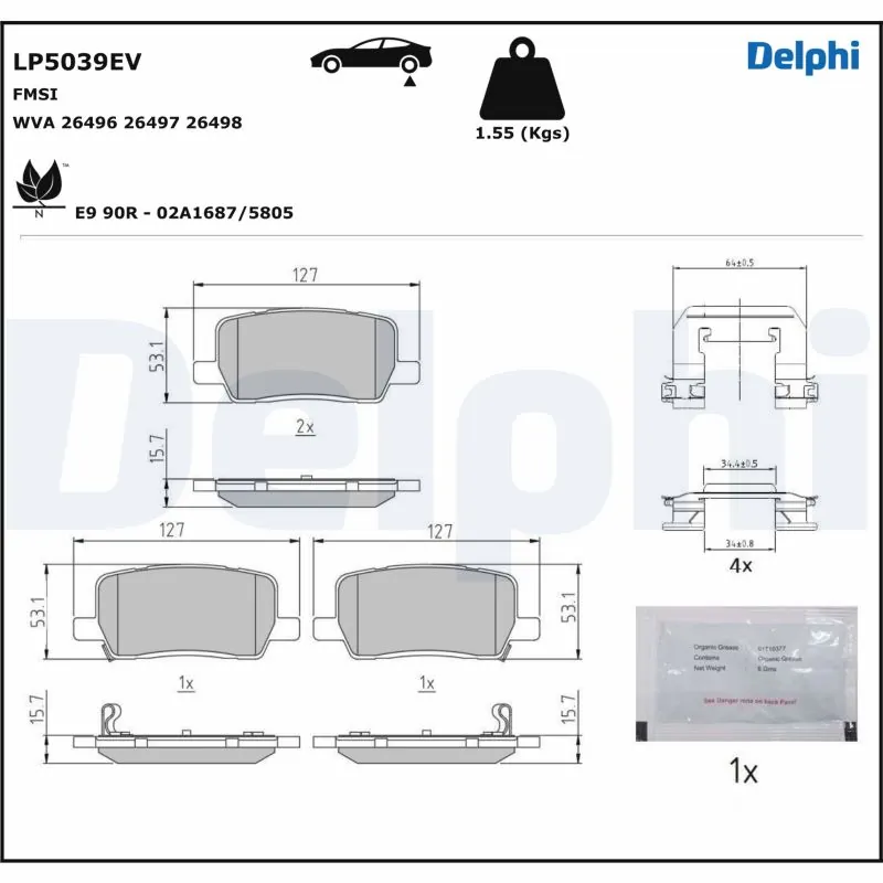 DELPHI LP5039EV