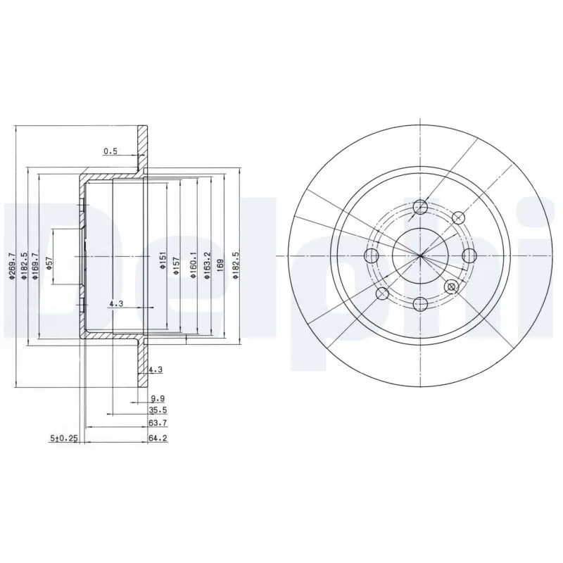 DELPHI BG3141