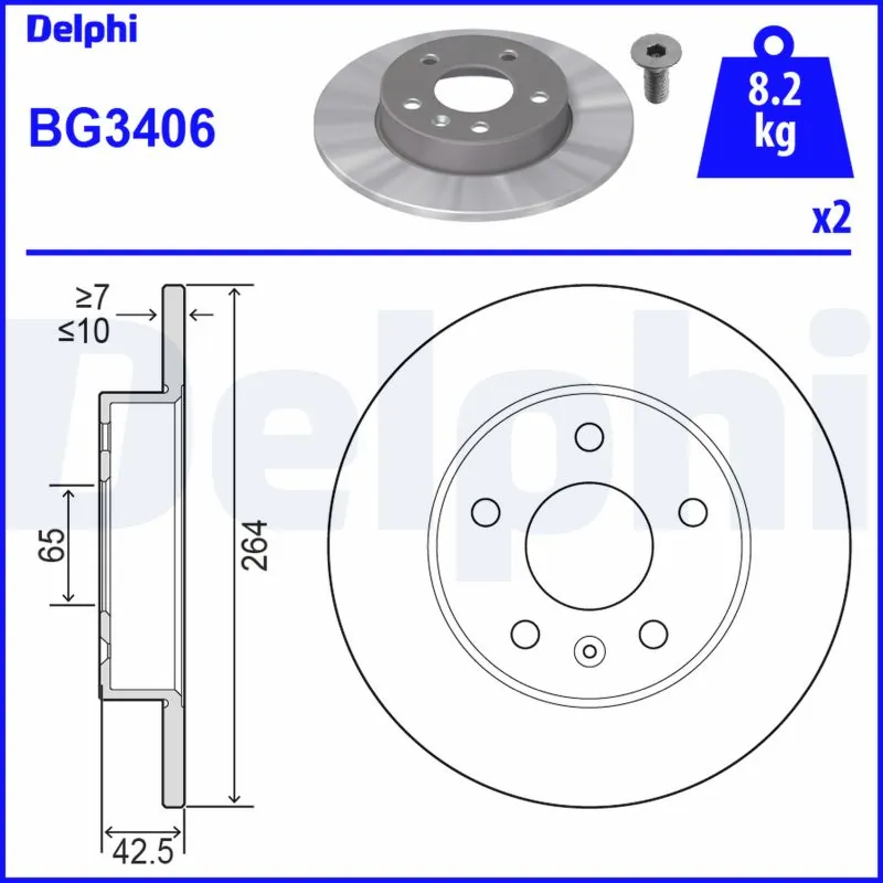 DELPHI BG3406