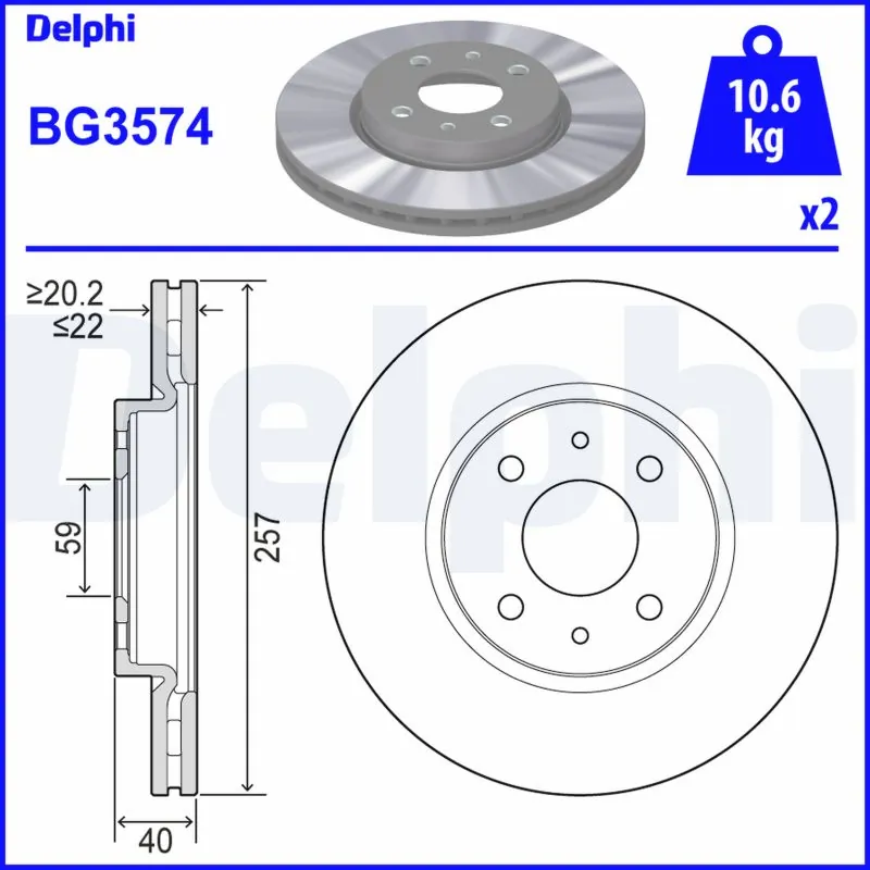 DELPHI BG3574
