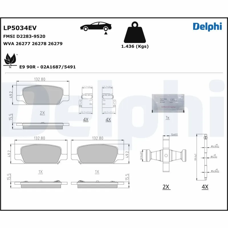 DELPHI LP5034EV