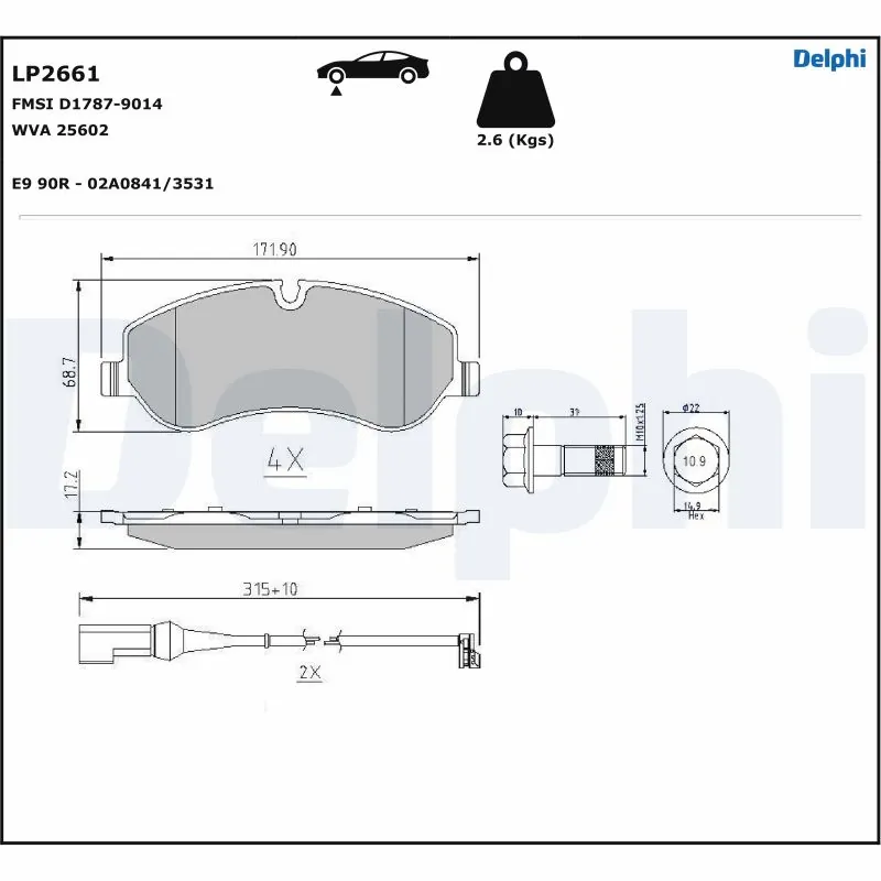 DELPHI LP2661