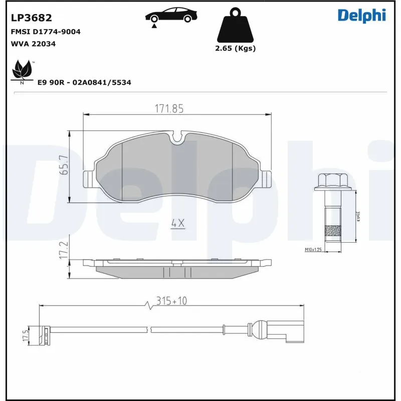 DELPHI LP3682