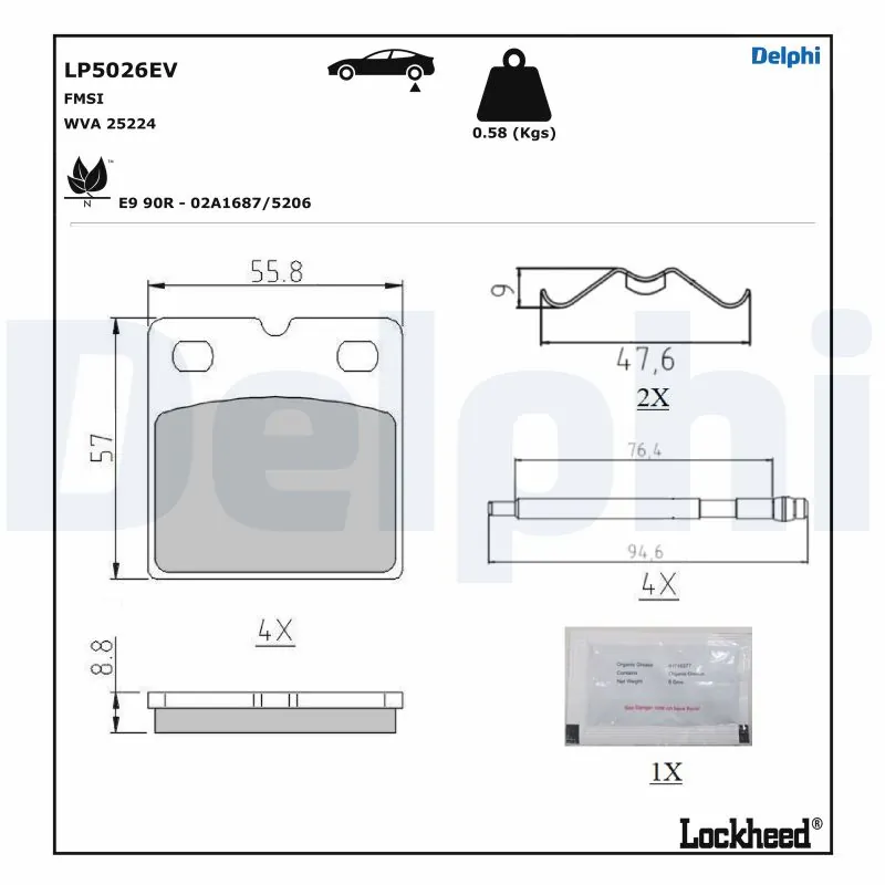 DELPHI LP5026EV