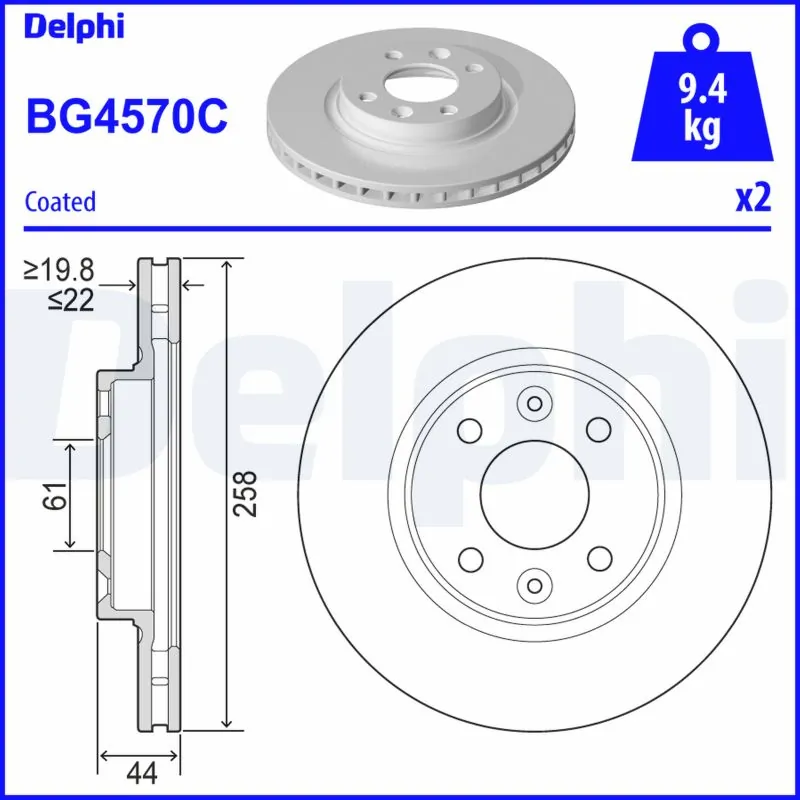 DELPHI BG4570C