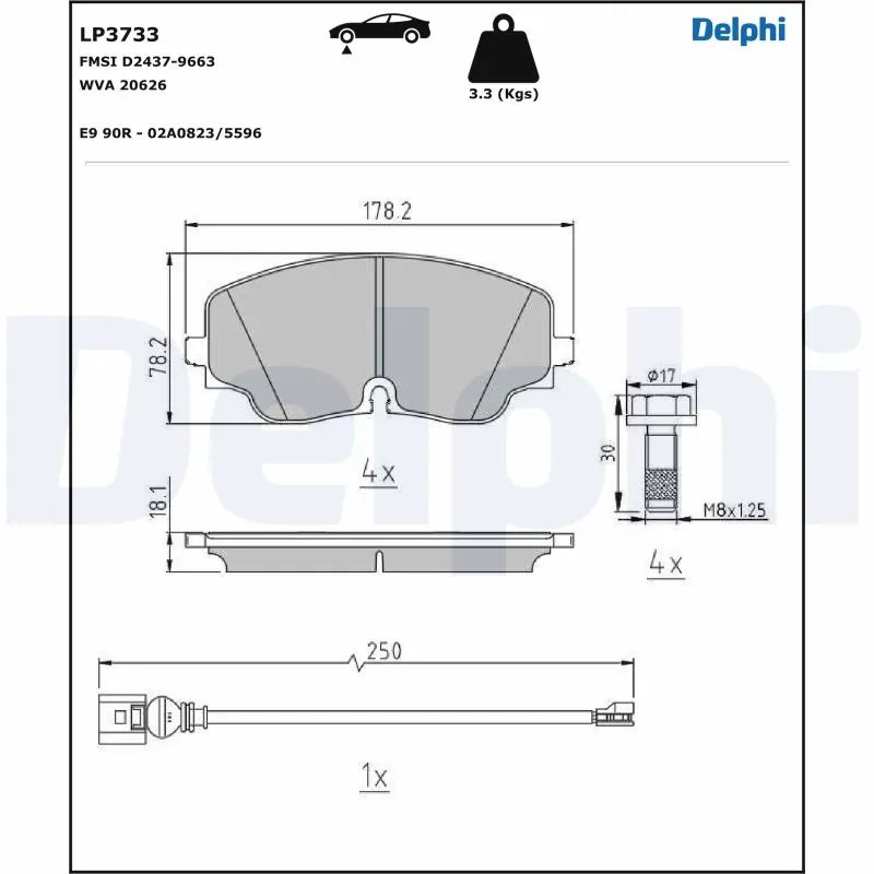 DELPHI LP3733