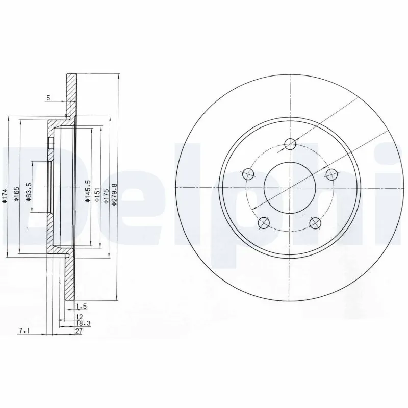 DELPHI BG3663C