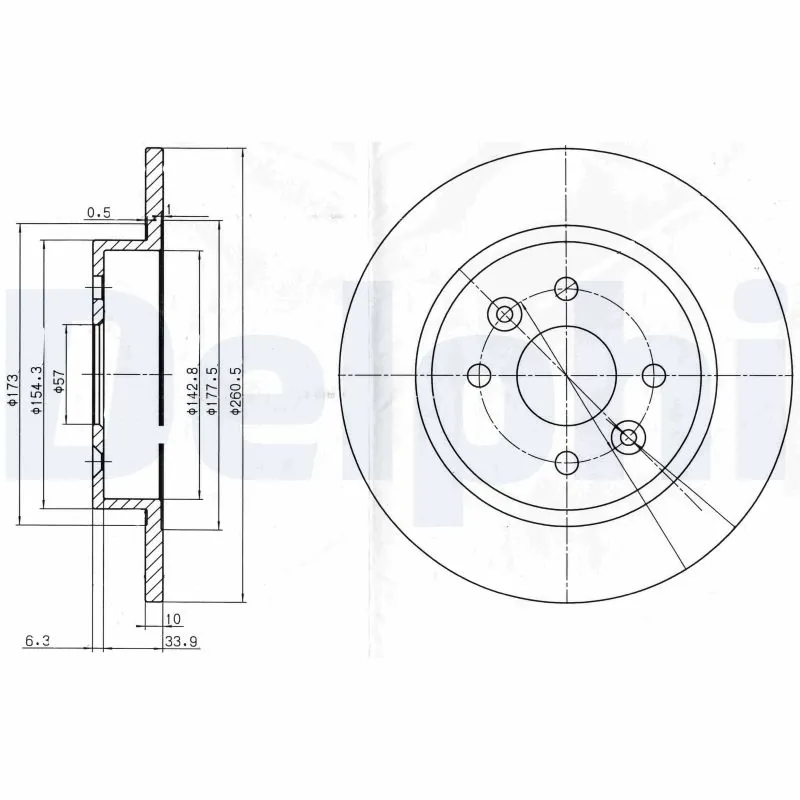 DELPHI BG3804