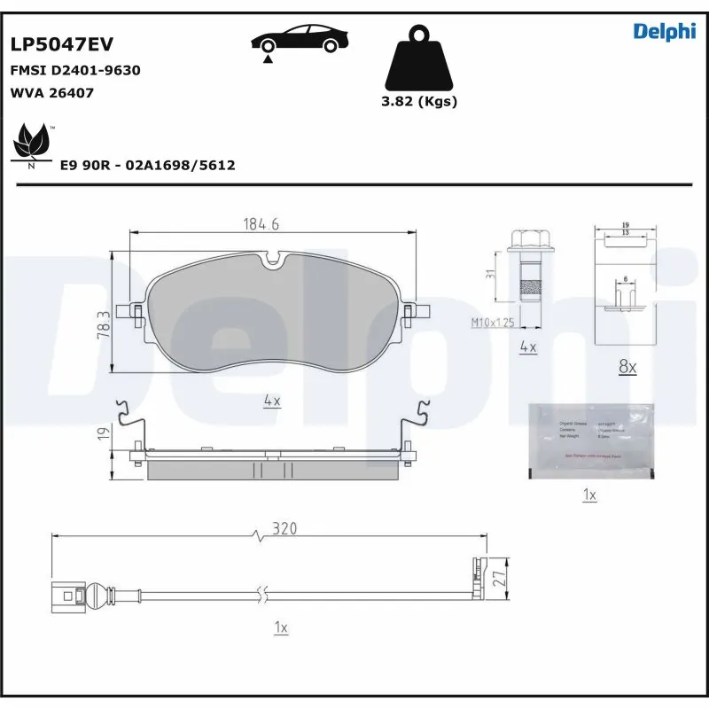 DELPHI LP5047EV