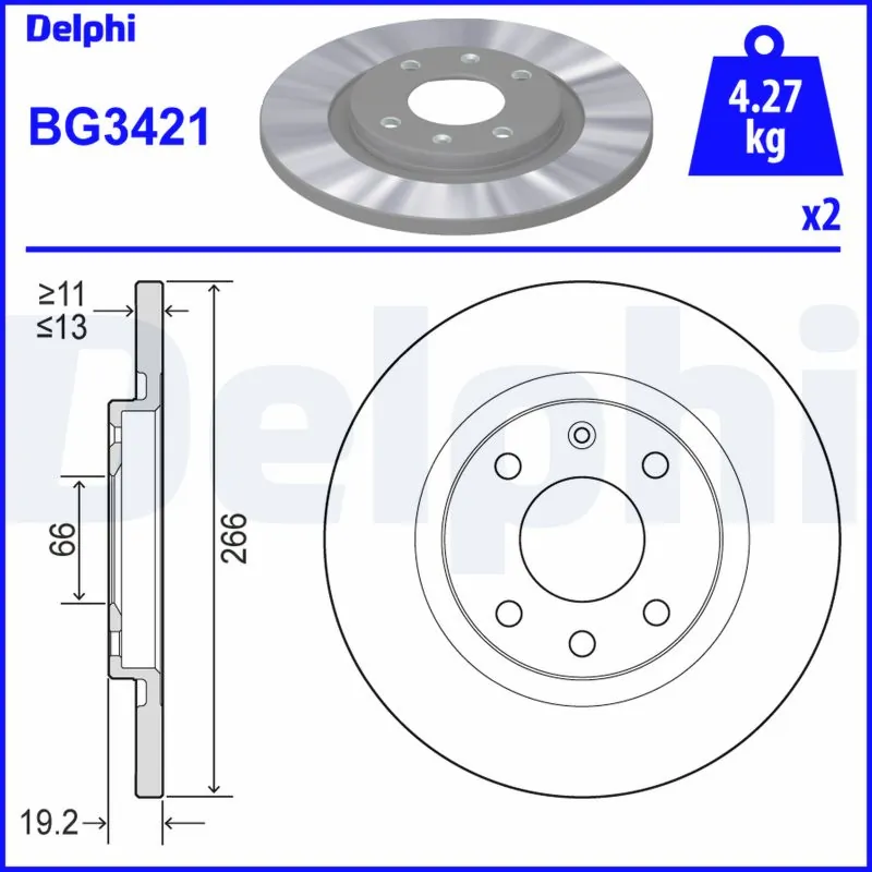DELPHI BG3421