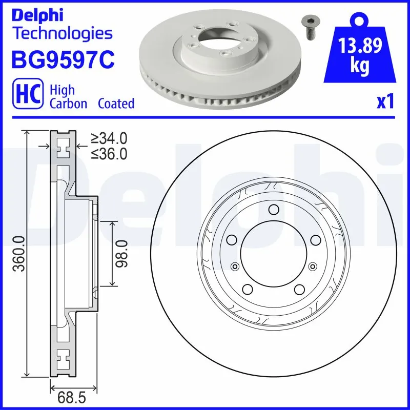 DELPHI BG9597C