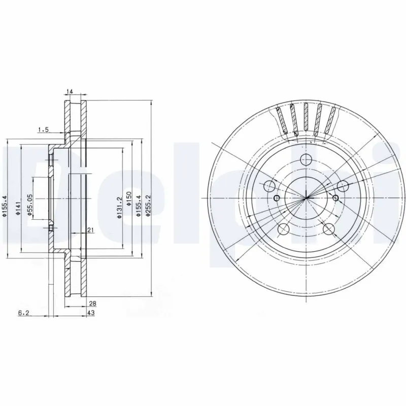 DELPHI BG3187