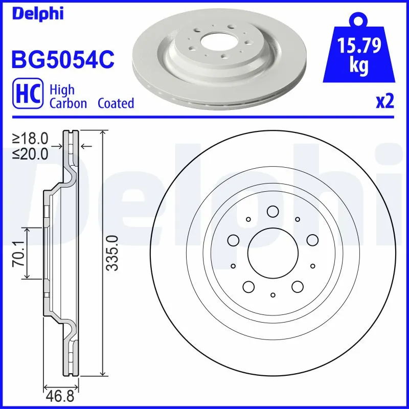 DELPHI BG5054C