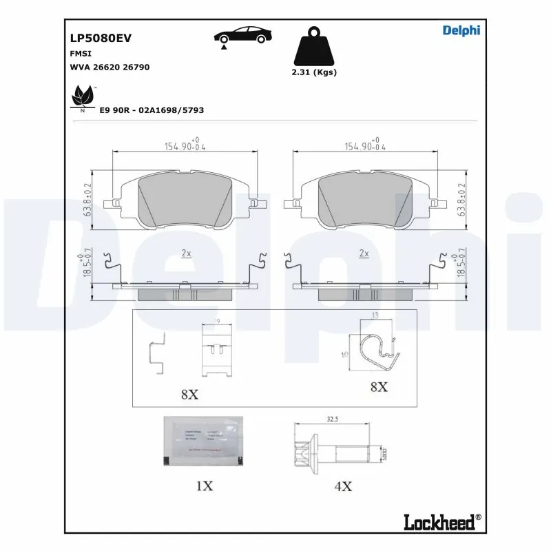 DELPHI LP5080EV